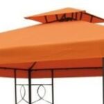 Poszycie 3x3 m 200 g/m2 pawilonu ogrodowego pomarańczowe