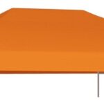 Poszycie PVC 3x4m pawilonu ogrodowego pomarańczowe 310g/m2