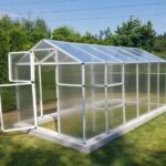 Szklarnia ogrodowa 4,3 m2 PTF 211x204 cm PVC stalowa