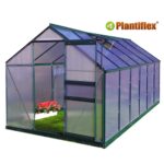 Szklarnia 5,9m2 PLANTIFLEX zielona, 190x310cm, poliwęglan 4mm