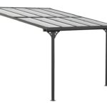 Zadaszenie tarasu 3x3 m wiata Westmann czarna aluminium