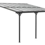 Zadaszenie tarasu 3x4,3 m wiata Westmann czarna aluminium