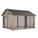Moskitiery do altany/wiaty Sunjoy 3,3x4 m zapinane na zamek