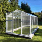 Szklarnia ogrodowa 8,5 m2 PTF 211x405 cm PVC stalowa