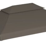 Poszycie 3x4m PVC pawilonu ogrodowego taupe 310g/m2