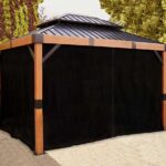 Zasłony do altany Verona 3x4,2m szare