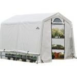 Tunel foliowy 9 m2 - 300x300x250 cm Shelterlogic biały