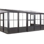 Altana ogrodowa 3,1x5 m SOJAG ogród zimowy z oknami i moskitierami