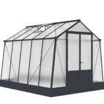 Szklarnia ogrodowa 250x310 cm Westmann antracyt z fundamentem
