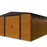 Domek narzędziowy 2,4x3,1 m Spacemaker brązowy stalowy