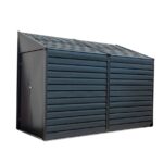 Domek narzędziowy 1,2x3 m Spacemaker antracyt jednospadowy