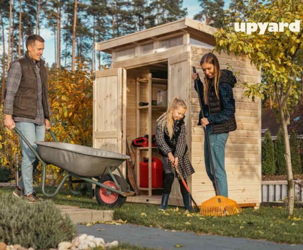 domek-narzedziowy-upyard-16x13-m-naturalny w użytkowaniu