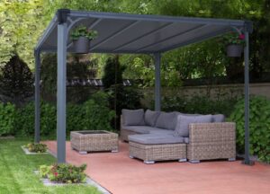 Altana-ogrodowa-aluminiowa-Milano-Palram-3-x-3-m-antracyt