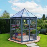 Szklarnia ogrodowa 2,5x2,5 m Palram ogród zimowy aluminium antracyt