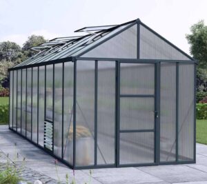 Poliweglanowa-szklarnia-Glory-Palram-2,4x6 antracyt 10 mm