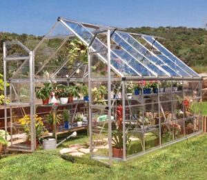 Szklarnia-ogrodowa-Octave-2-42-x-3-66-m-Palram-srebrna-aluminium zdjęcie główne