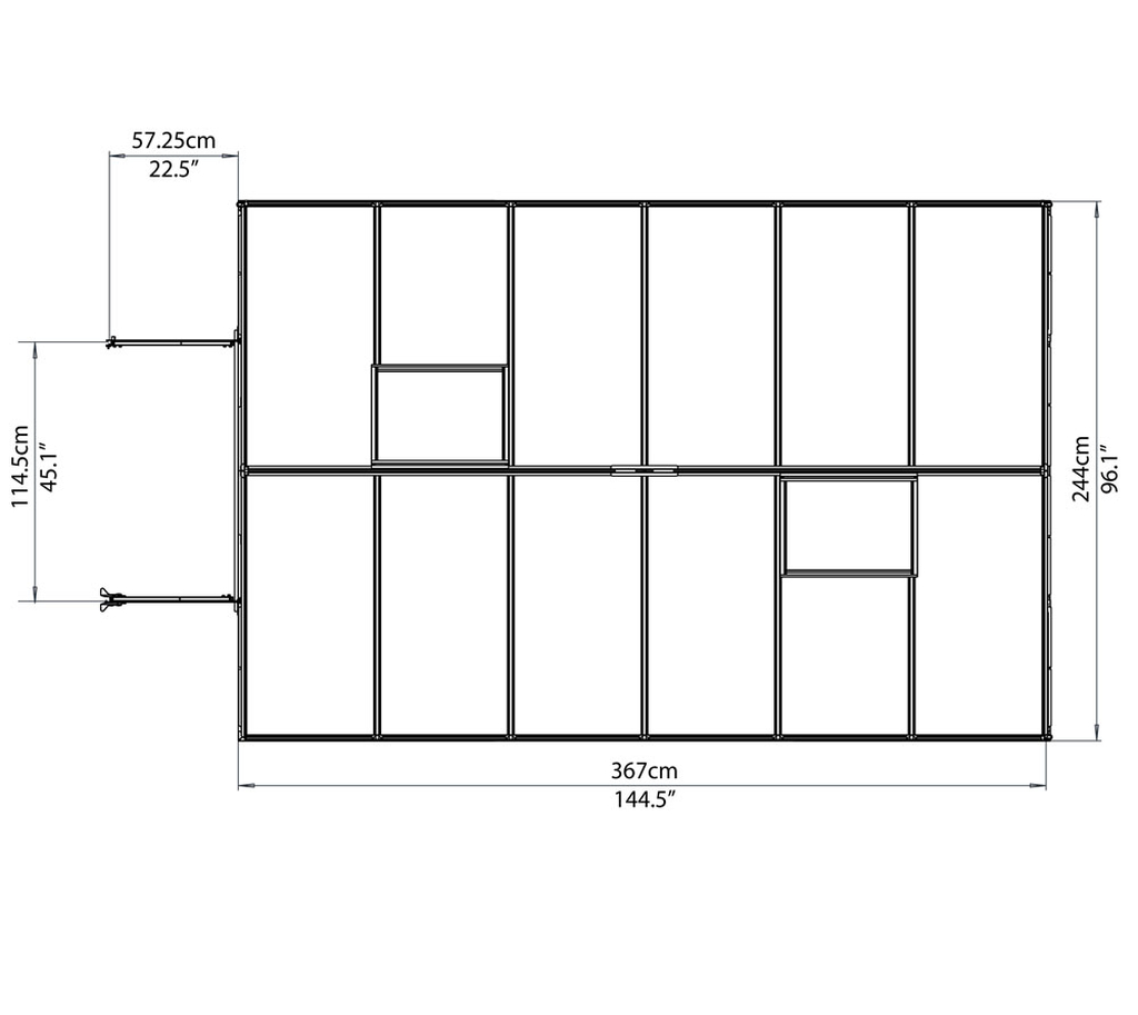 Szklarnia-poliweglanowa-Balance-2-44-x-3-67-m-Palram aluminiowa (8) Szklarnia-poliweglanowa-Balance-2-44-x-3-67-m-Palram aluminiowa wymiary 2