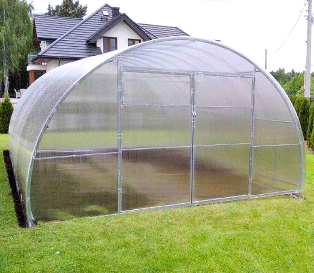 szklarnia-zofia szerokość 4 m poliwęglan komorowy 6mm front 2