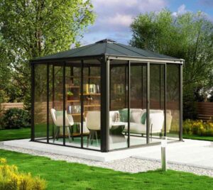 ogrod zimowy-z-aluminium-Ledro-Palram-3-x-3-m altana ogrodowa zdjęcie główne