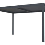 Pergola ogrodowa 3x4 m aluminium antracyt ruchome lamele