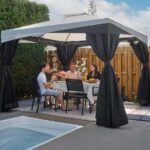 Pawilon ogrodowy 3x4 m Sojag aluminium zasłony moskitiery