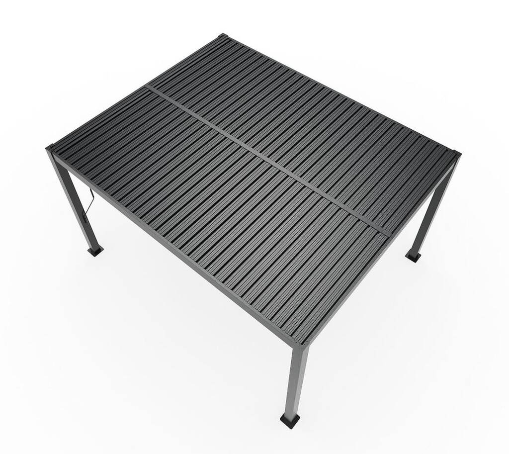 SJ52034_Sojag_Pergola_Milo-stal-3x36-m-lamele-czarna widok z góry