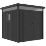 Domek narzędziowy 2,3x2,3 m domek ogrodowy szary stal