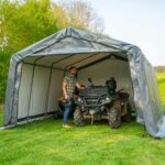 Garaż z tworzywa sztucznego 5x4 m domek narzędziowy Shelterlogic