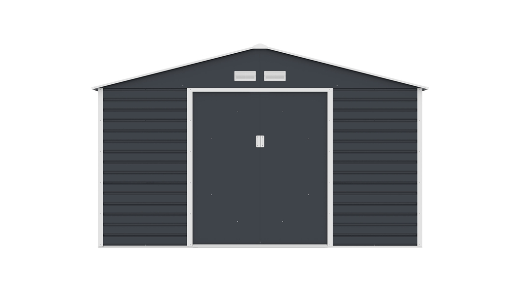 domek-ogrodowy-domek-narzedziowy-1300-340-x-380-cm-antracytowy front