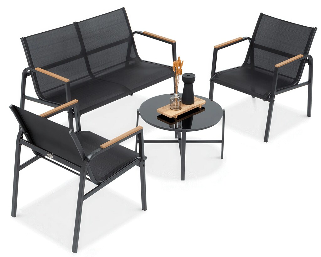 zestaw-mebli-mango-caffe-black-stolik-sofa-dwa-fotele-czarny zdjecie glowne
