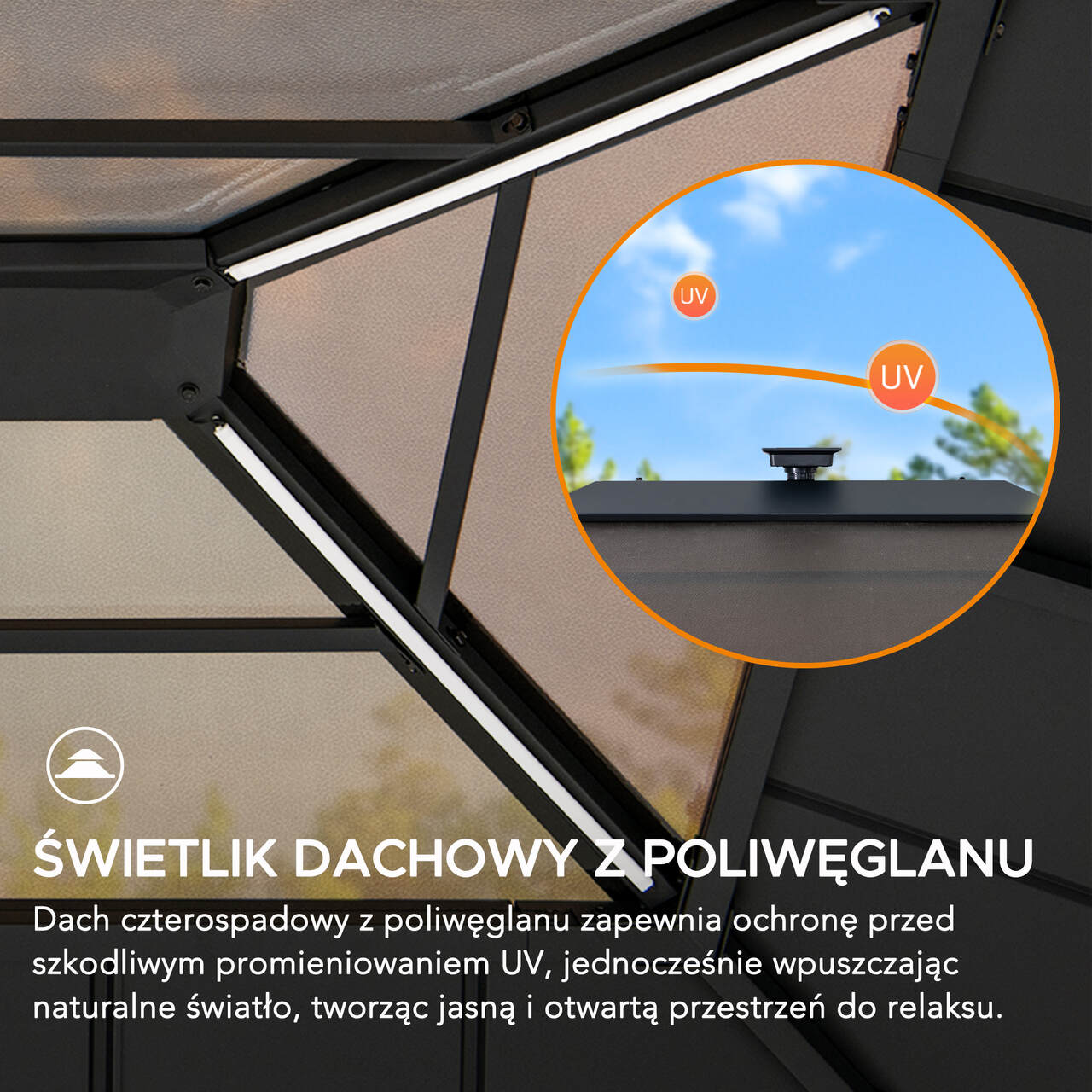 A102005891_altana-ogrodowa-Sunjoy-33x39-m-solar-LED-cedr-drewno-ze-swietlikiem swietlik w dachu